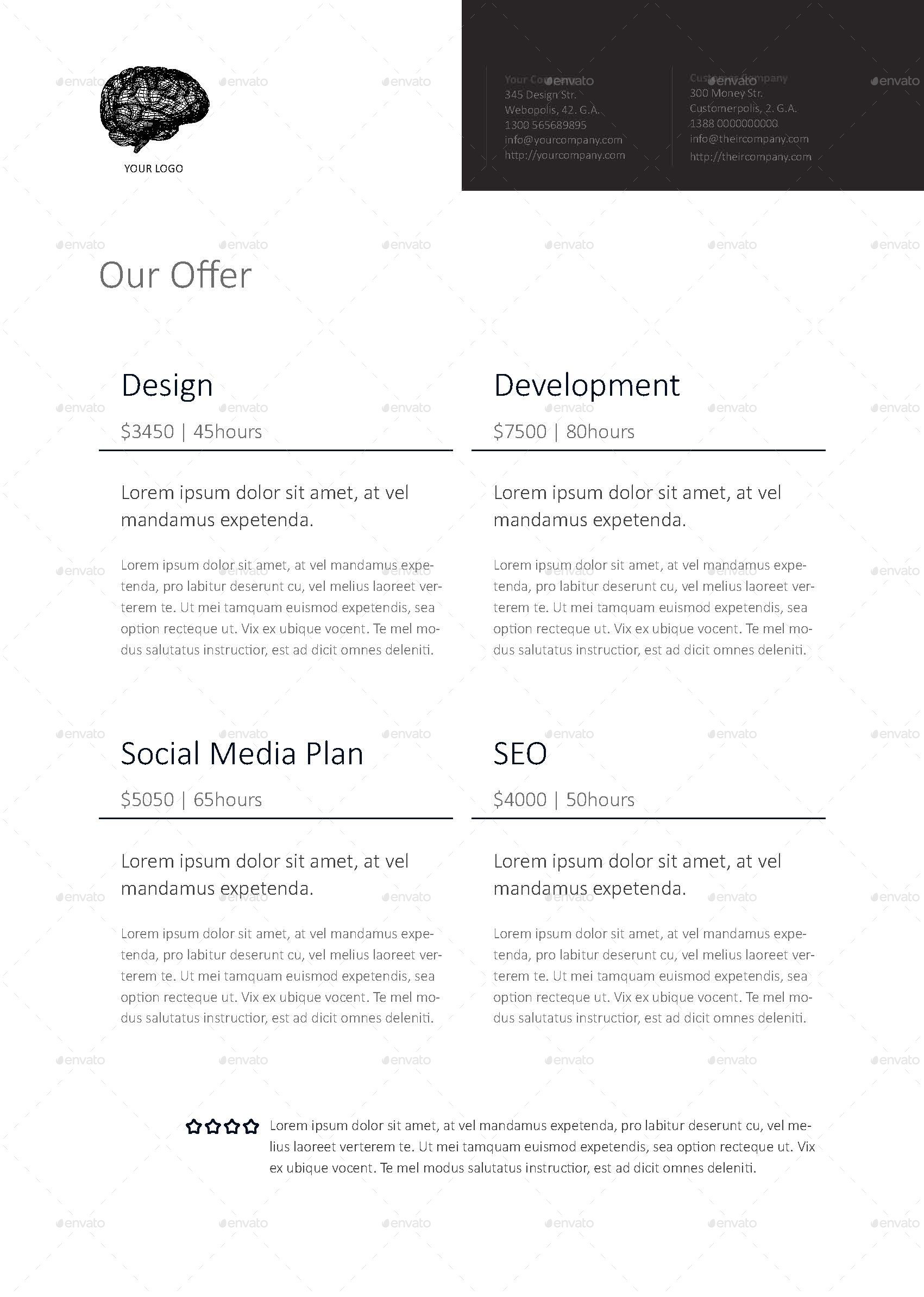 Web Design Proposal Template by Keboto | GraphicRiver